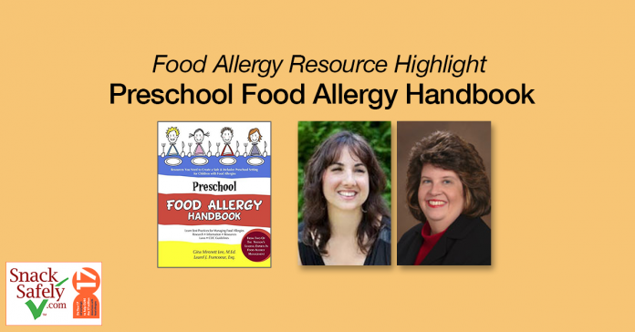 Preschool Food Allergy Handbook by Lee and Francoeur
