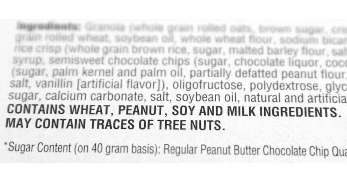 A Path Toward More Informative Allergen Labeling | SnackSafely.com